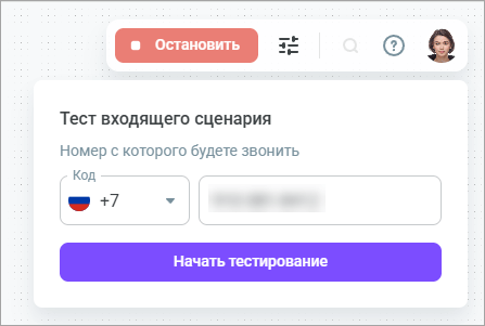 Тестовый номер Тестовый номер