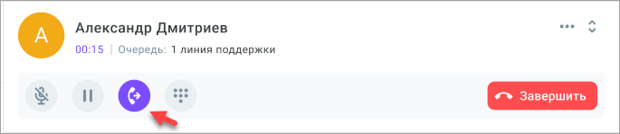 Перевод вызова Перевод вызова
