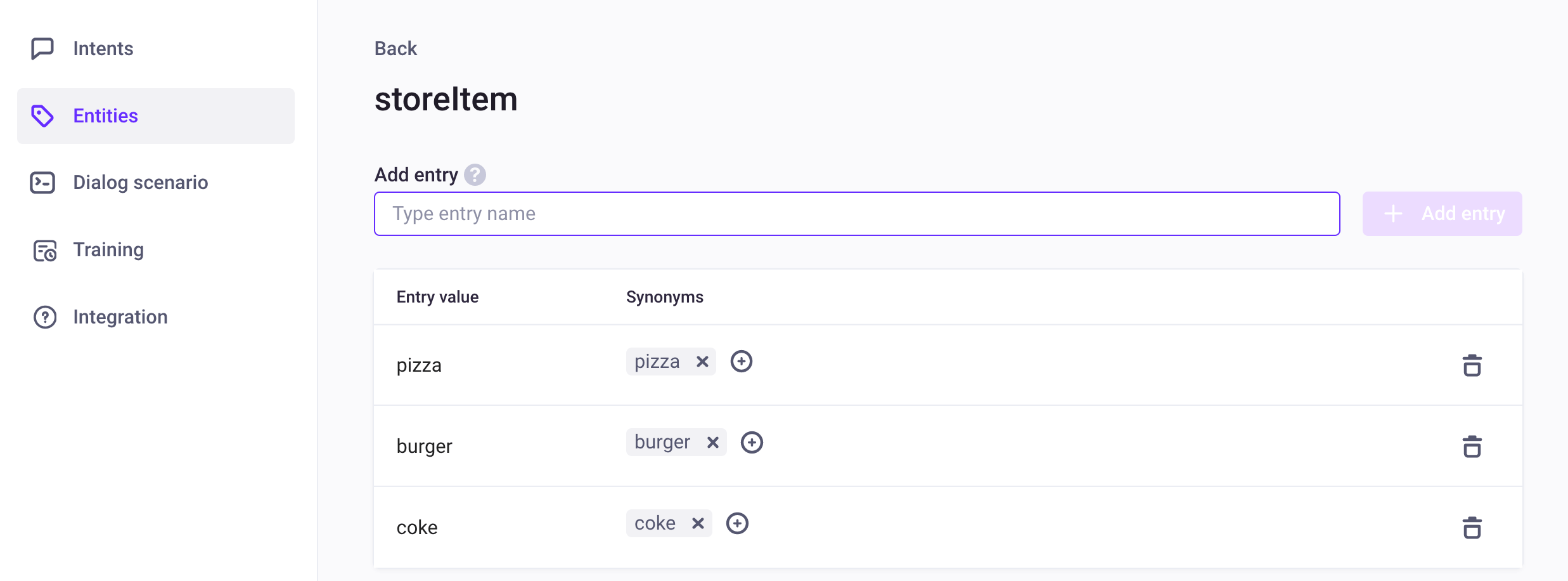 Adding entity entries Adding entity entries