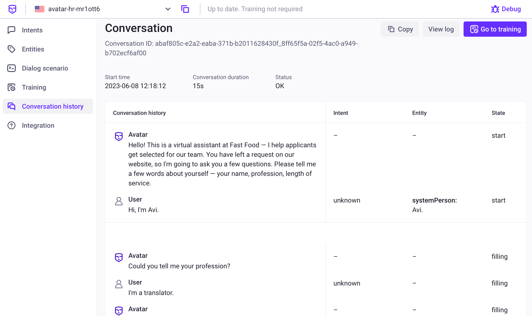 Conversation Conversation