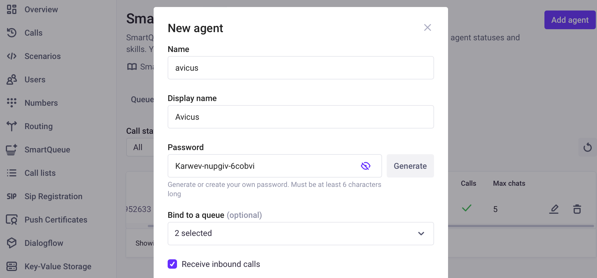Add an agent Add an agent