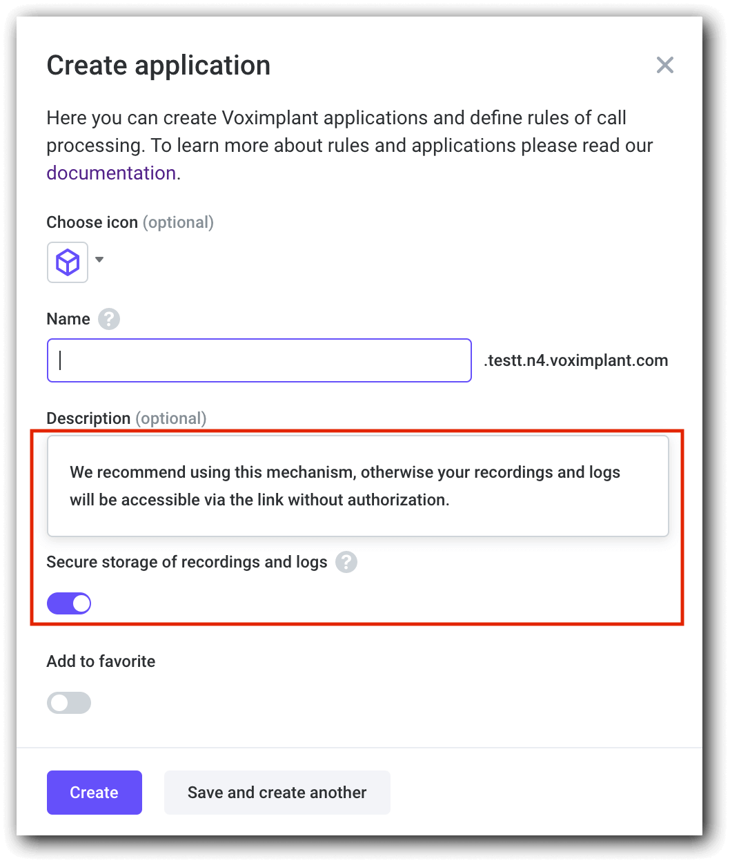 Enable secure mode Enable secure mode